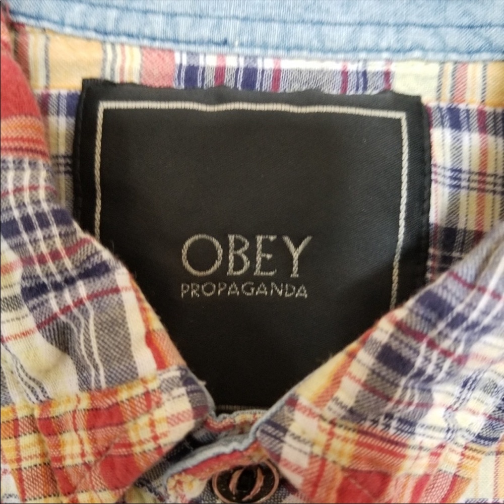 Obey Propaganda Button Down Blouse - image 6